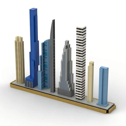 New York Billionaires' Row Skyline Building Kit | LEGO-Compatible MOC - 2
