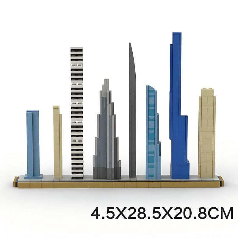 New York Billionaires' Row Skyline MOC Building Kit - 5