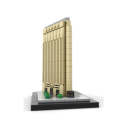 New York Flatiron Building 1:800 MOC Skyscraper Building Kit - 1