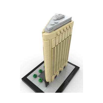 New York Flatiron Building 1:800 MOC Skyscraper Building Kit - 2