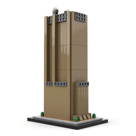 New York Long Lines Building Skyscraper Building Kit | 1:800 Scale Compatible MOC - 1