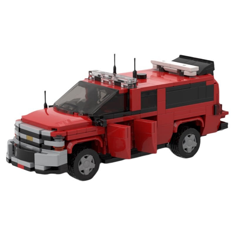 New York-Style Battalion Command Fire Vehicle MOC Building Kit - 1