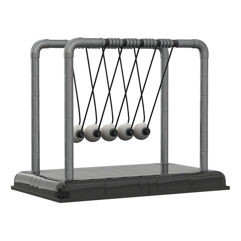 Newton’s Cradle Physics MOC Building Kit | Kinetic Motion Display - 1