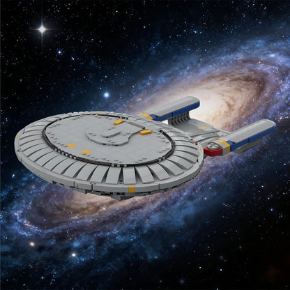 Next-Gen Deep Space Flagship Building Kit | 1:1500 Scale  | Compatible MOC - 7