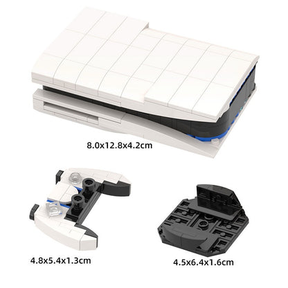 Next-Gen White Gaming Console Building Kit | LEGO-Compatible MOC - 3