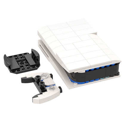 Next-Gen White Gaming Console Building Kit | LEGO-Compatible MOC - 4