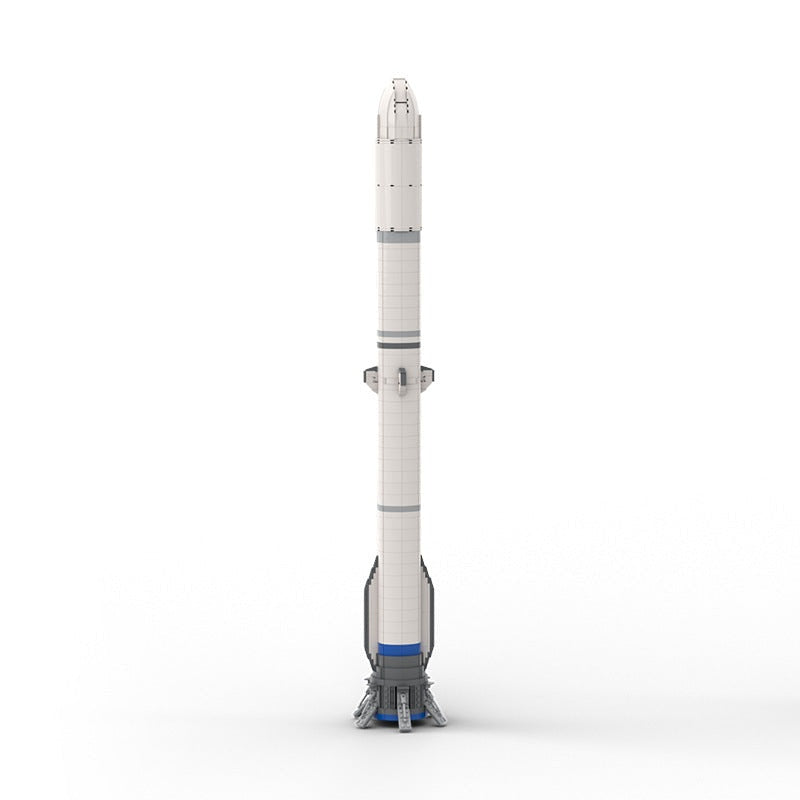 NG Heavy-Lift Orbital Rocket MOC Building Kit | 1:110 Scale Space Model - 3
