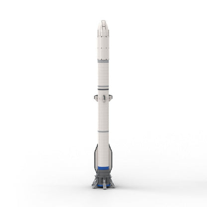 NG Heavy-Lift Orbital Rocket MOC Building Kit | 1:110 Scale Space Model - 3