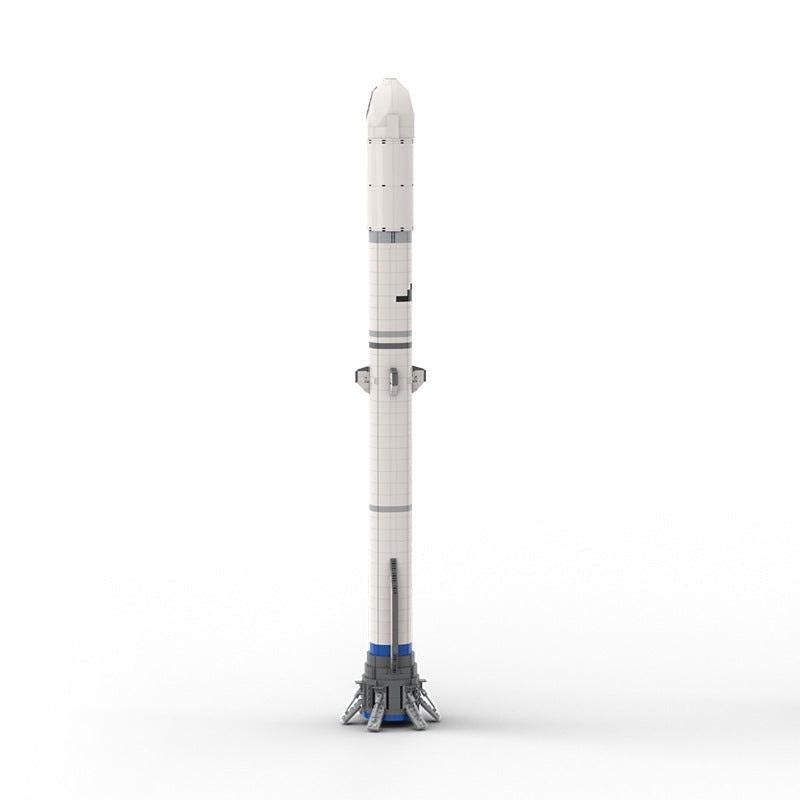 NG Heavy-Lift Orbital Rocket MOC Building Kit | 1:110 Scale Space Model - 4