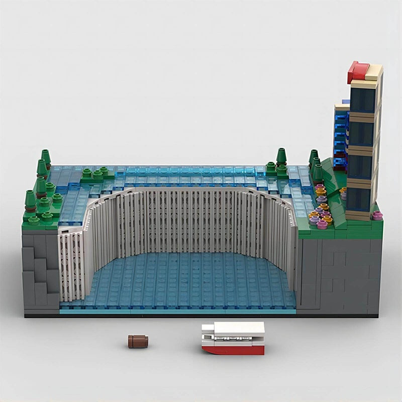 Niagara Falls Landmark Architecture Building Kit | LEGO-Compatible MOC - 3