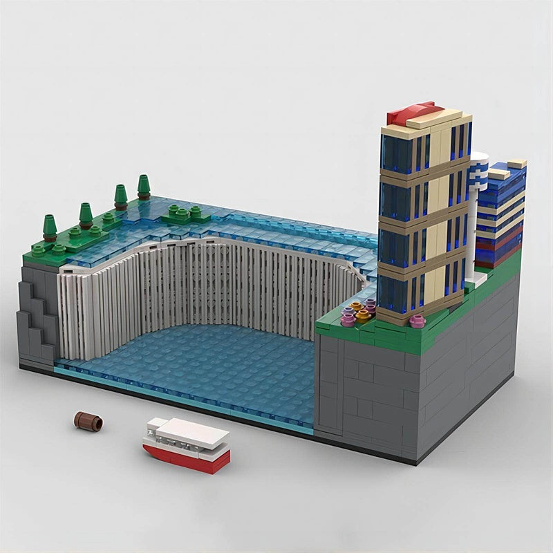 Niagara Falls Landmark Architecture Building Kit | LEGO-Compatible MOC - 4