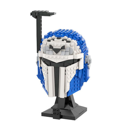 Nite Owl Galactic Bounty Hunter Helmet Building Kit | LEGO-Compatible MOC - 1