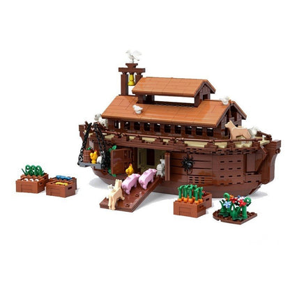 Noah's Ark MOC Wooden Ark Boat Building Kit - 2