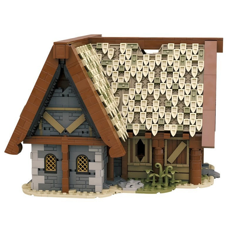 Nordic Timber & Stone Fantasy Cottage MOC Building Kit - 4