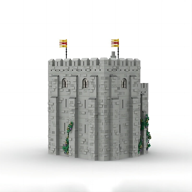 Norman Keep MOC Medieval Fortress Architecture Building Kit - 2
