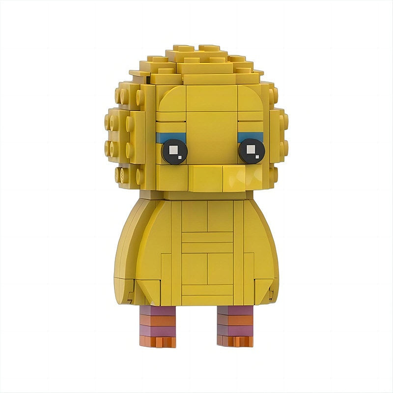 Nostalgic Puppet Street Character BrickHeadz Building Kit | LEGO-Compatible MOC - 1