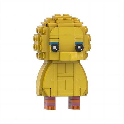 Nostalgic Puppet Street Character BrickHeadz Building Kit | LEGO-Compatible MOC - 1