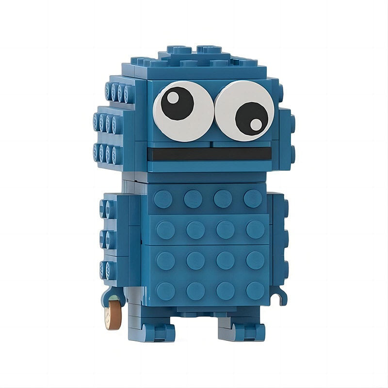 Nostalgic Puppet Street Character BrickHeadz Building Kit | LEGO-Compatible MOC - 5