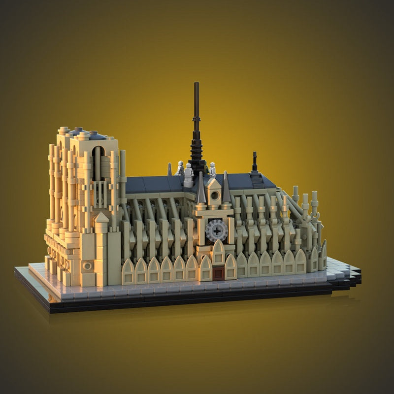 Notre Dame Cathedral MOC Gothic Architecture Building Kit - 2