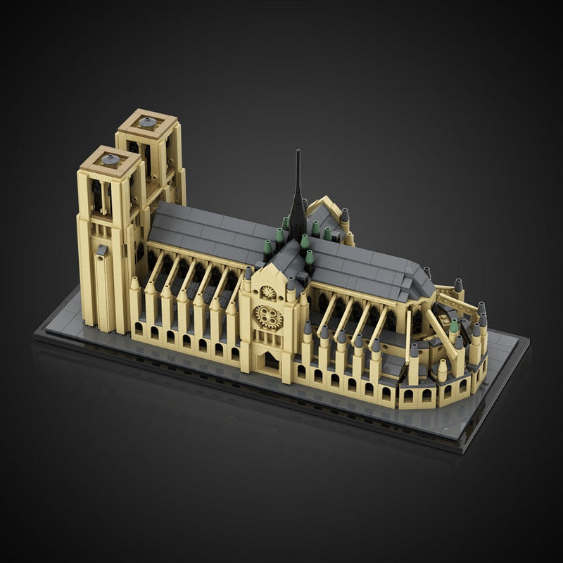 Notre Dame Cathedral MOC Gothic Architecture Building Kit | Historic Church - 2
