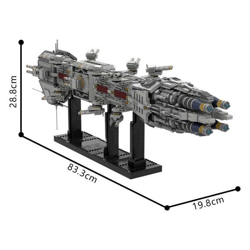 Nova Class Dreadnought Capital Ship Building Kit | LEGO-Compatible MOC - 2