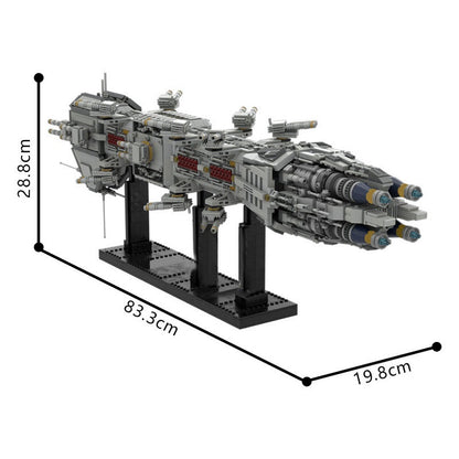 Nova Class Dreadnought Capital Ship Building Kit | LEGO-Compatible MOC - 2