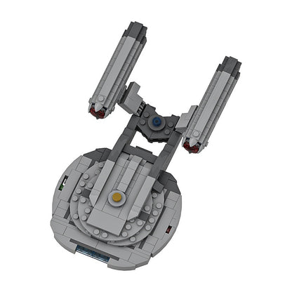 NX-01 Prototype Midi-Scale Space Cruiser Building Kit | Compatible MOC - 3