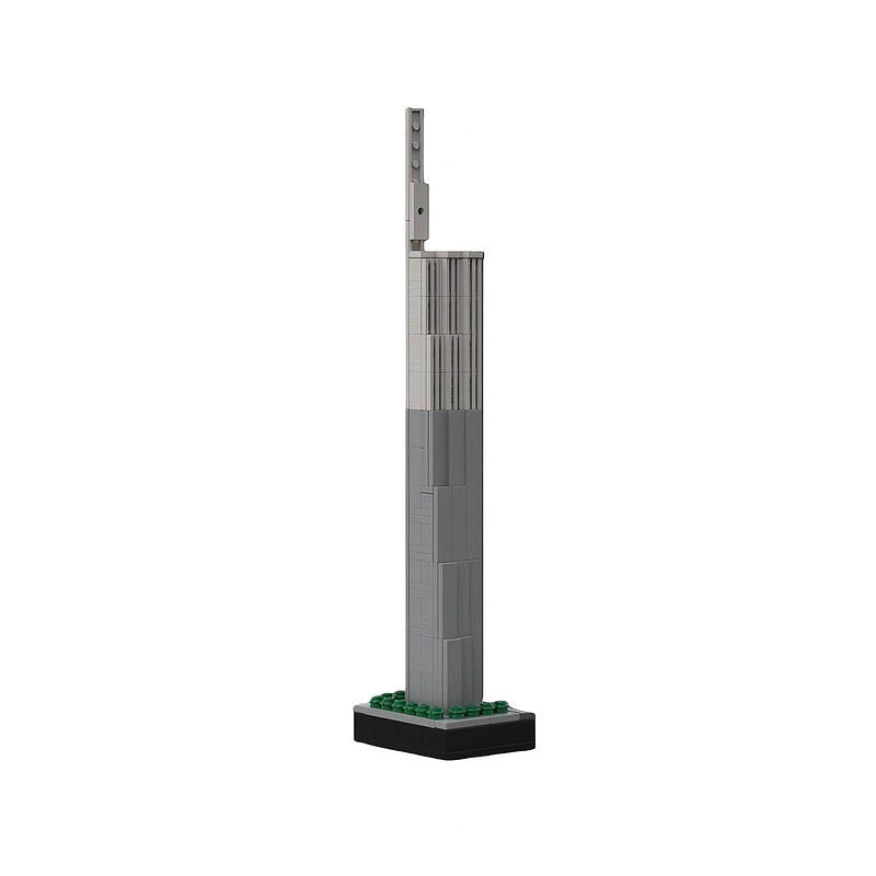 NYC Skyline Freedom Tower MOC Skyscraper Building Kit | City Landmark Model - 2