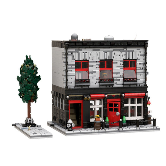 O'aken Barrel DramShop Building Kit | LEGO-Compatible MOC - 1