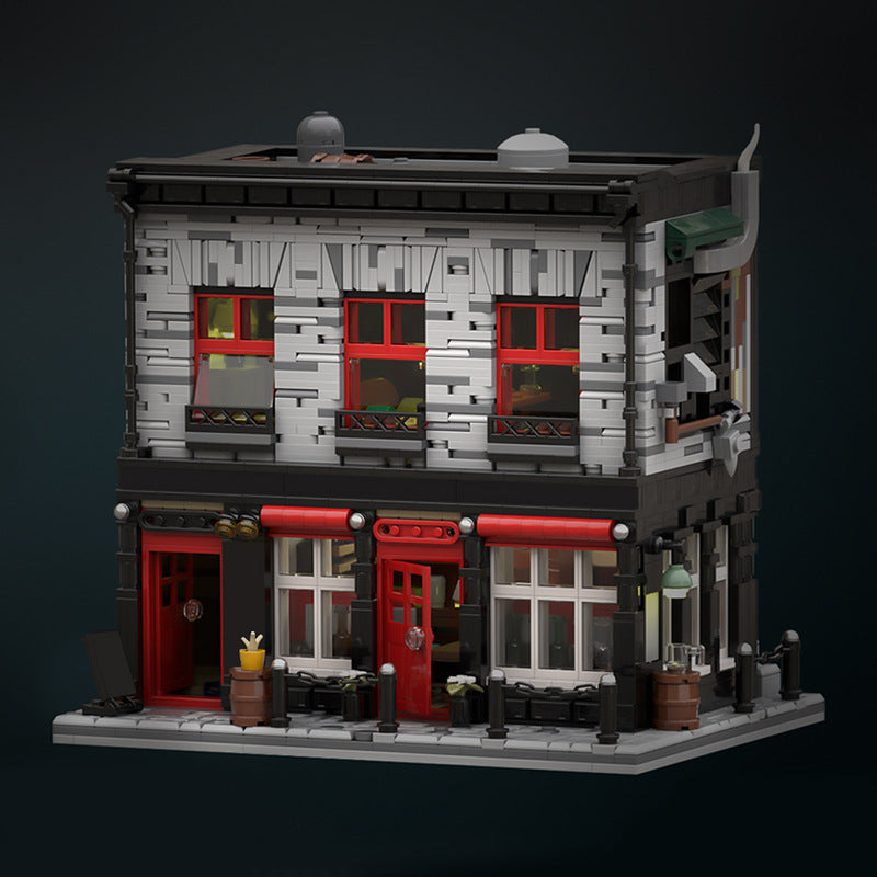 O'aken Barrel DramShop Building Kit | LEGO-Compatible MOC - 2