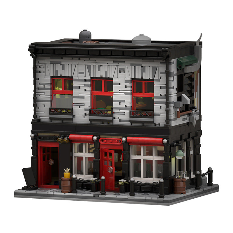 O'aken Barrel DramShop Building Kit | LEGO-Compatible MOC - 4