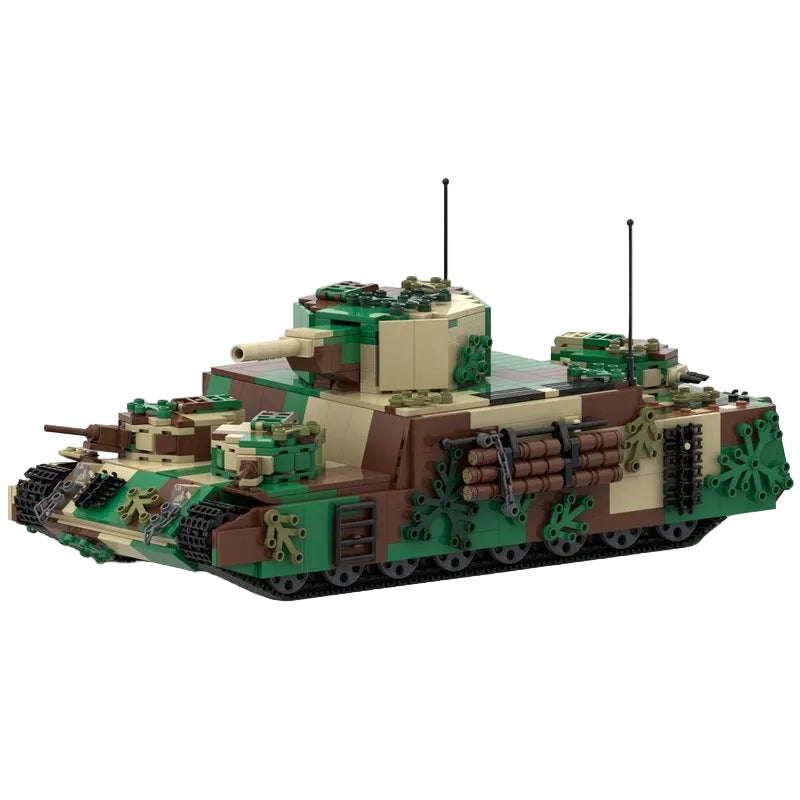 O-I Super Heavy Tank Building Kit | LEGO-Compatible MOC - 1