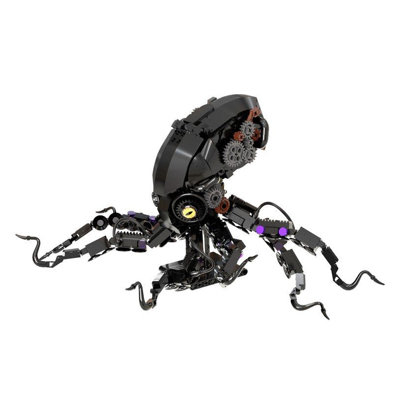 Obsidian Octopus Mecha Treasure Hunt Building Kit | LEGO-Compatible MOC - 3