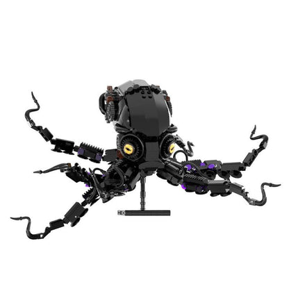 Obsidian Octopus Mecha Treasure Hunt Building Kit | LEGO-Compatible MOC - 4