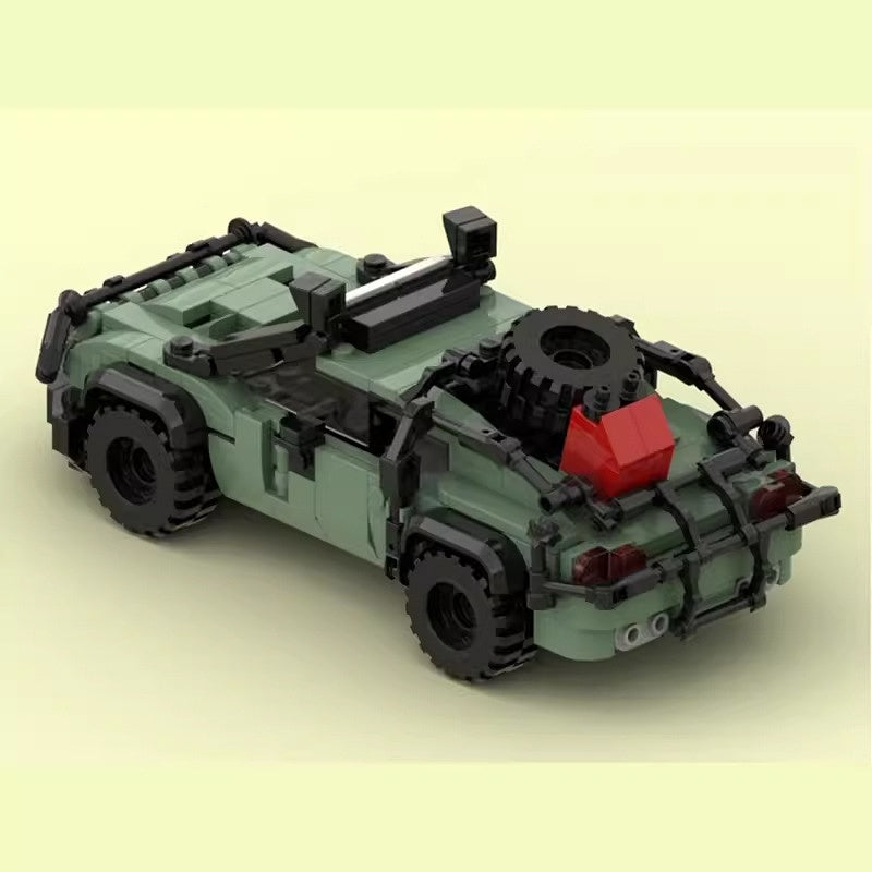 Off-Road British Luxury GT Coupe Building Kit | LEGO-Compatible MOC - 2