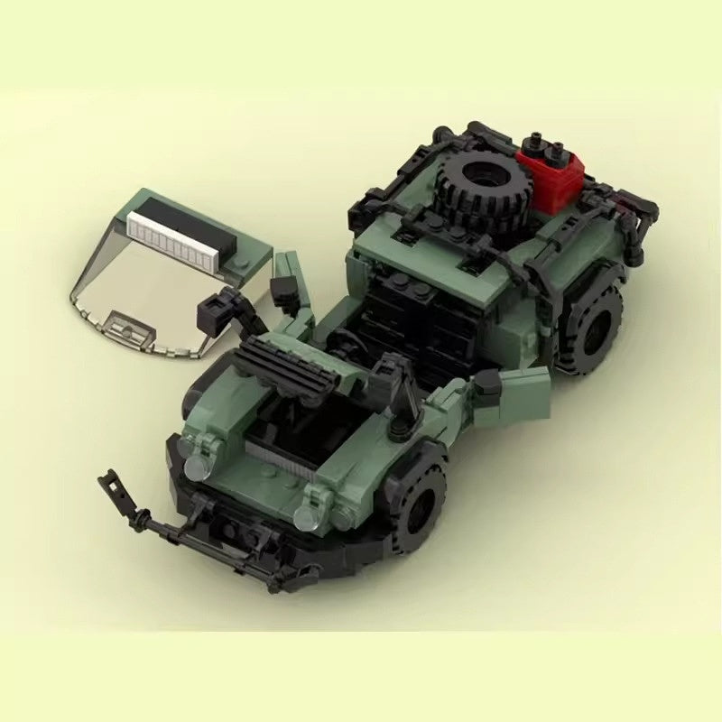 Off-Road British Luxury GT Coupe Building Kit | LEGO-Compatible MOC - 4