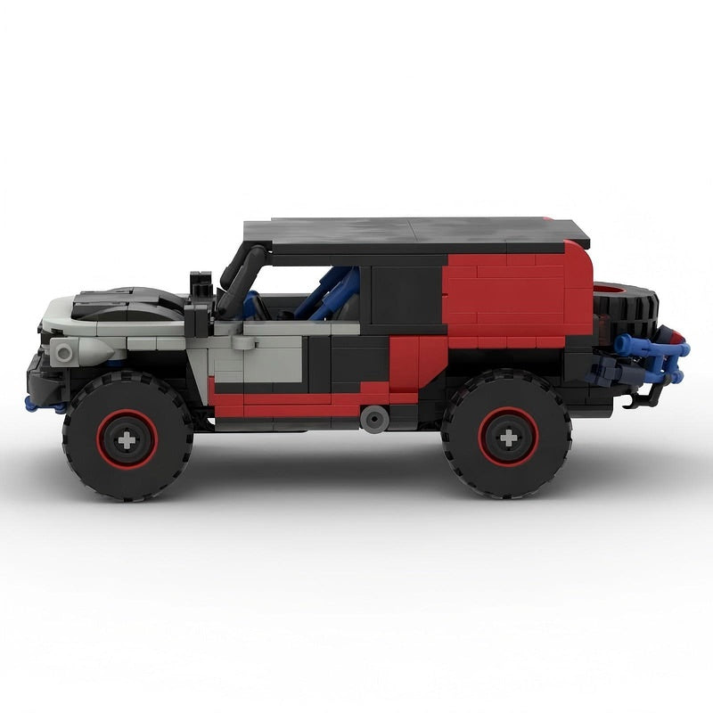Off-Road Desert Racing Truck 4x4 Rally SUV Building Kit | LEGO-Compatible MOC - 4
