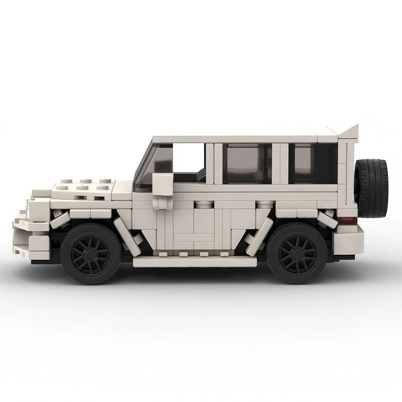 Off-Road Luxury SUV 4x4 Wagon 6-Wide Building Kit | LEGO-Compatible MOC - 3