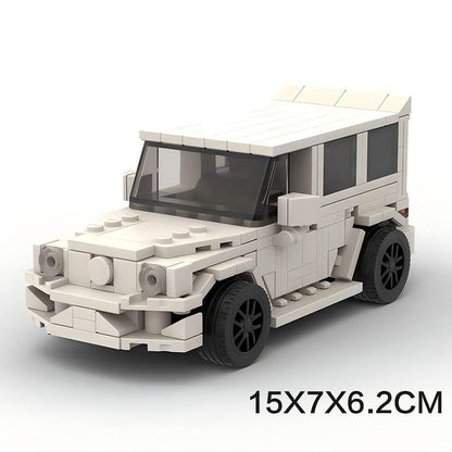 Off-Road Luxury SUV 4x4 Wagon 6-Wide Building Kit | LEGO-Compatible MOC - 6
