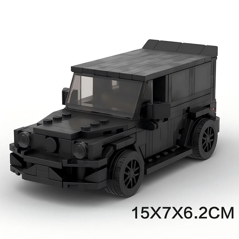Off-Road Luxury SUV 4x4 Wagon 6-Wide Building Kit | LEGO-Compatible MOC - 8