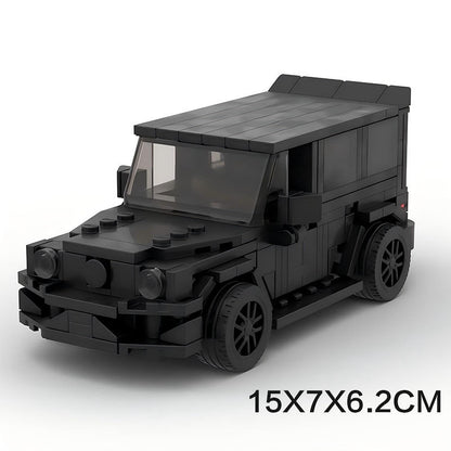 Off-Road Luxury SUV 4x4 Wagon 6-Wide Building Kit | LEGO-Compatible MOC - 8
