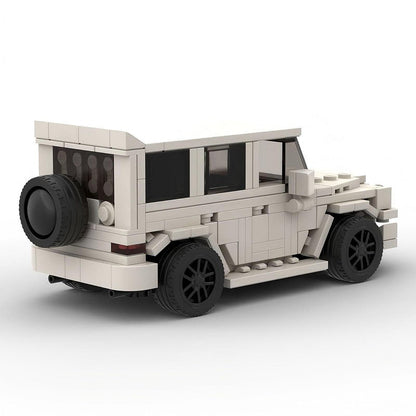 Off-Road Luxury SUV 4x4 Wagon MOC Building Kit | Adventure Vehicle Model - 4