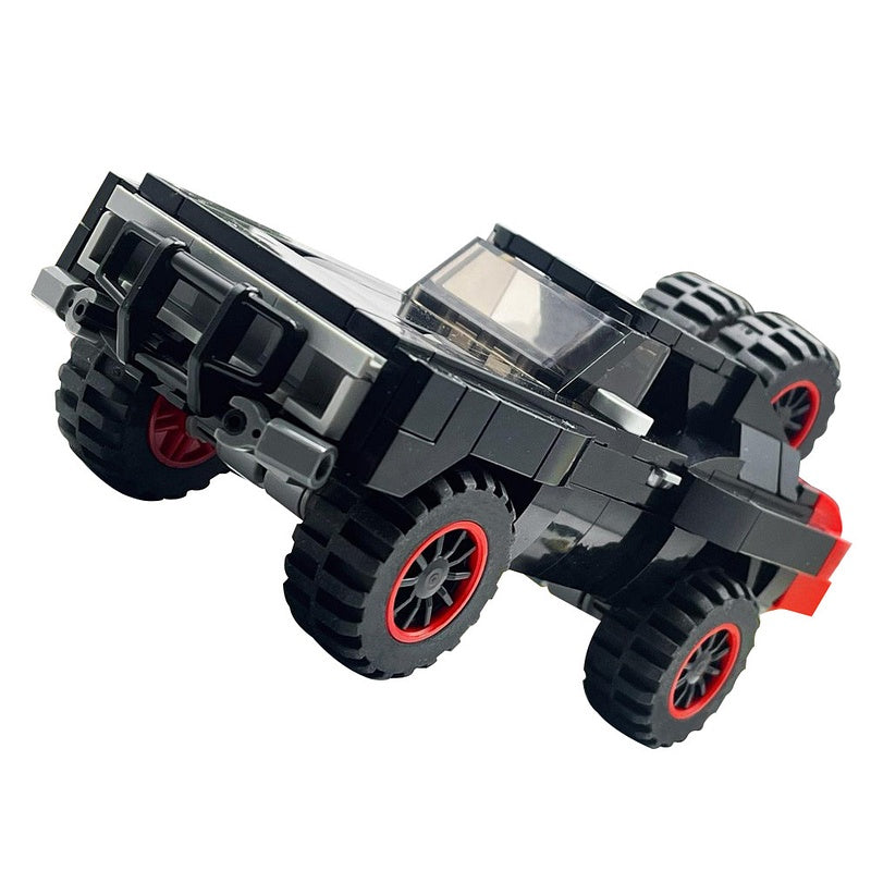 Off-Road Muscle Car MOC Building Kit | Desert Rally Charger Style - 2