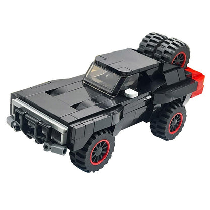Off-Road Muscle Car MOC Building Kit | Desert Rally Charger Style - 3