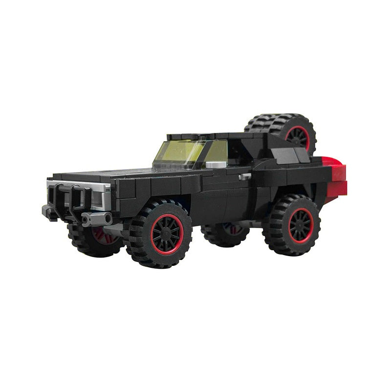 Off-Road Muscle Car MOC Building Kit | Desert Rally Charger Style - 5