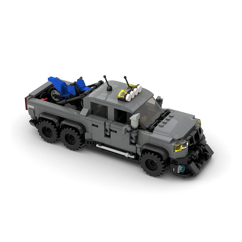 Off-Road Raptor Pickup Truck Building Kit | LEGO-Compatible MOC - 1