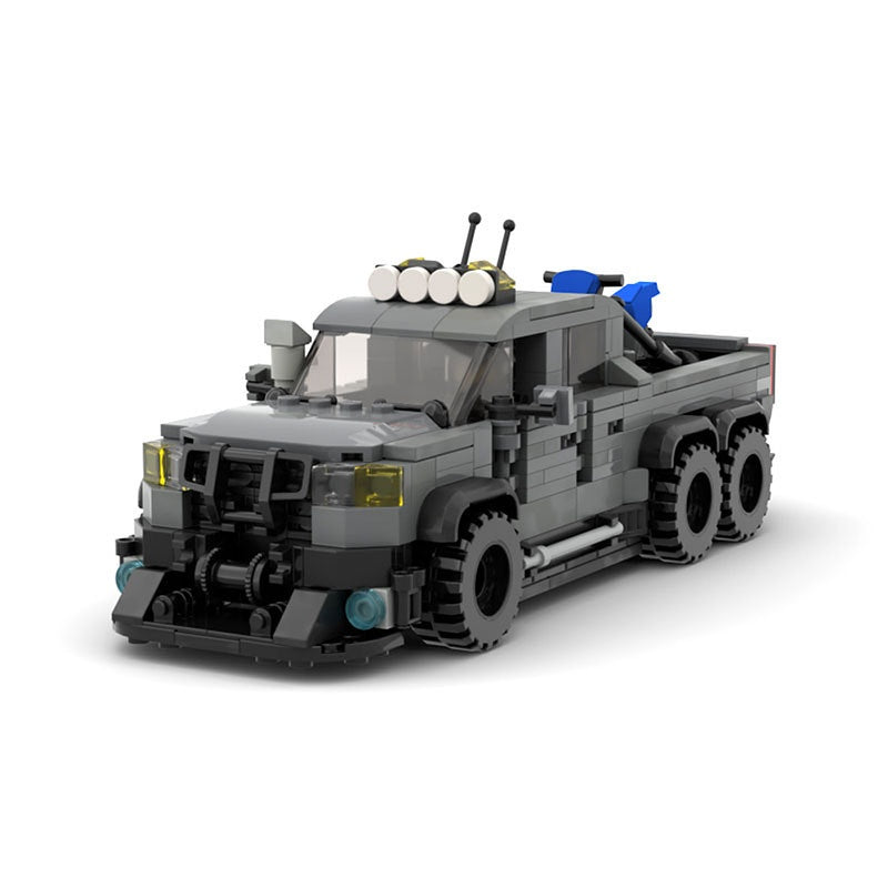 Off-Road Raptor Pickup Truck Building Kit | LEGO-Compatible MOC - 4