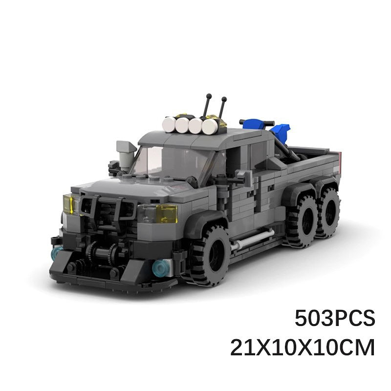 Off-Road Raptor Pickup Truck Building Kit | LEGO-Compatible MOC - 5