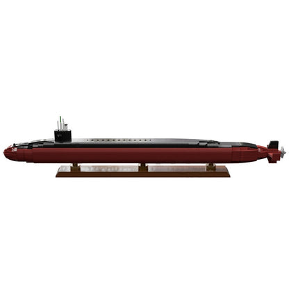 Ohio-Class Submarine MOC Building Kit | Modern Naval Ship Model - 1