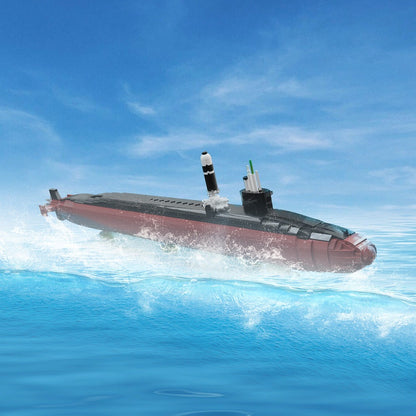 Ohio-Class Submarine MOC Building Kit | Modern Naval Ship Model - 3